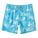 SURFCUZ Volley Shorts Swimming Trunks Quick Dry Swim Shorts,Pineapple-White,L