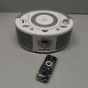 Radio CD Reproductor de CD porttil Boombox con Bluetooth, radio FM, control remoto, entrada USB y conector de auriculares AUX de 0.138 in, reproduccin de CD-R/CD-RW/MP3/WMA, alimentada por AC (Blanco)