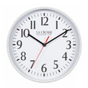 La Crosse Clock Company 8 Inch Basicis Analogy Wall Clock - White