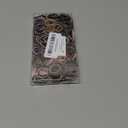 CLLOT 360PCS Brown Baby Hair Ties, 2cm in Diameter No Crease Finger Rubber Hair Elastics,Small Thin Hair Ponytail Holders Hair Accessories for Baby Girls Toddlers Kids