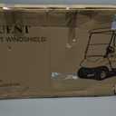 HECASA Clear Golf Cart Windshield Compatible with 1994-2014 EZGO TXT & Medalist Models Folding Down Windshield