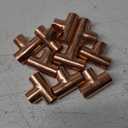 (10) EZ-FLUID 1/2" C X C LF Short Radius Copper 90 Degree Elbow Pressure Copper Fitting with Sweat Solder Connection for Residential,Commercial Plumbing.