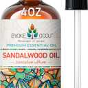 EVOKE OCCU Sandalwood Essential Oils for Skin Care, Diffuser, Perfume, Candle and Soap Making - 4 FL Oz