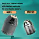 N454251 1/2" Drill Keyless Chuck Replace for DEWALT DCD991 DCD991B DCD991M2 DCD991P2 DCD996 DCD996B DCD996M2 DCD996M2V DCD996P2 DCD997 DCD997P2BT Drill Speed Hammerdr Tool Part with N092854 Screw