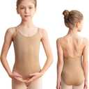 WYHDY Women and Girls Camisole Undergarment Leotard Ballet Briefs Seamless Underwear Dance Wear 8-14Y