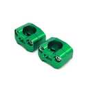 1 1/8" 28MM CNC Motorcycle Handlebar Riser Clamp Universal Bar Mount for Most Dirt Bike, Motorcycle, Green