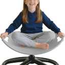 Spinning Chair for Autistic Kids, Sensory Spinning Chair for Kids & Toddlers, 220LBS Capacity, Safe Non-Slip Spin Chair with Handle, Sensory Chair for 3-8Ages Autism & Special(Grey Oval) | Secure Handle Design, Non Slip Spinning Chair with 220 LBS Capacity for Kids Ages 3-8, Built for Sensory Play