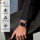 Compatible Apple Watch Bands with Case, Metal iWatch Band with Case for Apple Watch replacement band strap for men women Ultra 49mm Series 10 46mm 42mm