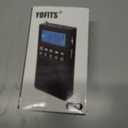 YF35 3-in-1 Portable Radio AM FM MP3 Player Voice Recorder- Multi-Function Excellent Reception and Rechargeable Battery Small Receiver for Indoor/Outdoor(White)