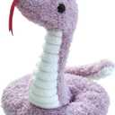 Purple Plush Snake Stuffed Animal Toy, Soft Cuddly Plushie Hugger Toy for Boys & Girls, Gifts for Kids or Girlfriend, 17 Inches