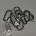 Carabiner Caribeaner Clip,Extra Large 4" Aluminum Carabeaner Keychain Hook,Spring Snap Key Chain Clip