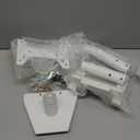 Starlink Gen 3 Mounting Kit - Adjustable Pole/Wall/Roof Mount with Pipe Adapter for Starlink V3 Standard Dish(White, 15.7-inch)