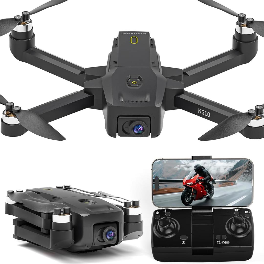 GPS Drone with 4K Camera for Adults IMX SENS Camera SD Card,Auto Return Home,Under 249g,Foldable RC Quadcopter GPS Professional Drones for Beginners,5G FPV Transmission Drone Follow Me