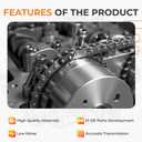 Autoexact 24321-2E010 Timing Chain Kit w/Intake & Exhaust VVT Gear Sprocket Fit for 1.8L 2.0L 2015-2020 Kia Forte Soul Sportage 2014-2020 Hyundai Elantra Kona Tucson 24370-2E010 24350-2E011