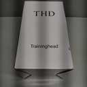 Traininghead 20-22" Female 100% Human Hair Mannequin Head Hair Styling Training Head Cosmetology Manikin Head Doll Head for Hairdresser with Free Clamp (brown)14-16''