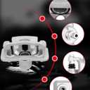 cciyu Rear Right Disc Brake Caliper w/Bracket 19B6270S 2010-2016 For Hyundai For Santa Fe,2013-2018 For Hyundai For Santa Fe Sport,2013-2016 For Hyundai For Santa Fe XL,2011-2020 For Kia For Sorento