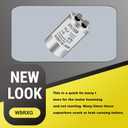 628318-308 27L1358 30 MFD 370V AC Motor Run Capacitor Replacement