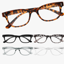 BLS BLUES 5 Packs Reading Glasses for Women Blue Light Blocking, Vintage Computer Eyewear