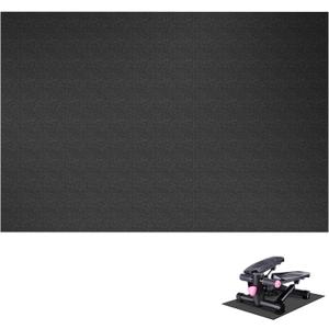 Mini Stair Stepper Mats, Elliptical Machine Non-Slip Mat, Non-Slip Workout Mat for Elliptical Leg Exerciser, Under Desk Elliptical (19.7 * 23.6(Black)