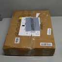 2-Tier TV Tray with Wheels, Adjustable Height & Angle, Wooden Side Table for Sofa  360 Swivel C-Shaped End Table for Meals, Coffee, Snacks, Books & Tablets  Rustic Brown