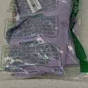 HOTOUCH Women Button Down Shirts 3/4 Sleeve Basic Business Dress Shirt Slim Fitted Classic V Neck Button Up Work Blouse Tops (Medium, Purple)