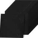 Spiareal 48 Pieces Peel and Stick Floor Tiles Vinyl Flooring 12 x 12 Inch Stick on Floor Tile Self Adhesive Waterproof DIY for Bathroom Kitchen Bedroom Living Room(Black Marble)