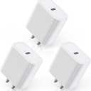 iPhone 17/16 Charger Block,3Pack20W USB C Wall Charger Block Fast Charging Blocks Plug Bricks PD Type C Adapter for Apple iPhone Air/17 Pro Max/16 ProMax/16Plus/15/14/13/12/AirPods/iPad Pro/Air/Mini