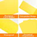 2 x 25Pcs Yollow Folders with Pockets-2 Pocket Folders for Documents,Cute Paper for Filing Cabinet,School,Office,Resume Portfolio (Yellow)