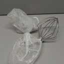 3-Piece Kit Attachments for KitchenAid Tilt-Head Stand Mixer, Accessories Stainless Steel K45WW Wire Whip, K45DH Dough Hook and K45B Coated Flat Blade Paddle with Scraper