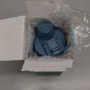 Insulated Water Bottle with Silicone Boot (36hrs Cold/18hrs Hot) - DIY Stickers, Leakproof, BPA Free, 24 oz [2-IN-1 LID] (Cyan)