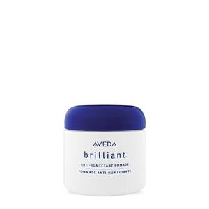 Aveda Brilliant Anti-Humectant Pomade | Helps Prevent Frizz & Flyaways | Protects Against Humidity | for Curly & Coily Hair Types | Castor Oil and Rice Bran | Jasmine, Rose, Clove Aroma | 2.5 Ounce