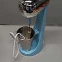 Nostalgia Two-Speed Electric Milkshake Maker and Drink Mixer, Includes 16-Ounce Stainless Steel Mixing Cup & Rod, Blue