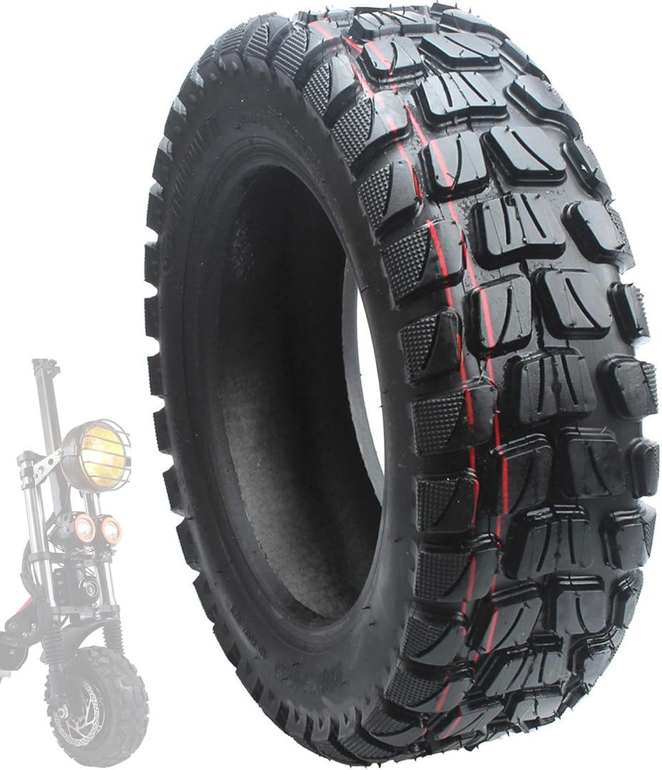 Electric Scooter Tires 90/65-6.5 11 Inch Off-Road Tire & Universal Tubeless Vacuum Tire For Electric Scooter And Compatible With 100/65-6.5 Electric Scooter replacement tires (90/65-6.5)