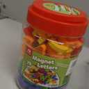 Coogam Magnetic Letters Numbers Alphabet Fridge Magnets Colorful Plastic ABC 123 Educational Toy Set Preschool Learning Spelling Counting Uppercase Lowercase Math for 3 4 5 Years Kid(78 Pcs)