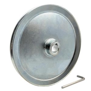 AB1000-1 Single Groove Web Sheaves,10" OD 1 inch bore v Belt Pulley,Motor Pulley Carbon Steel for A B 5L 4L V-Belts