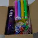 Halloween Party Supplies Glow in the Dark Party Favors for Adults Kids, 27 Carnival Accessories, 56 LED Light Up Toys Bulk, 100 Glow Sticks Party Pack, Neon Party Supplies & Decorations