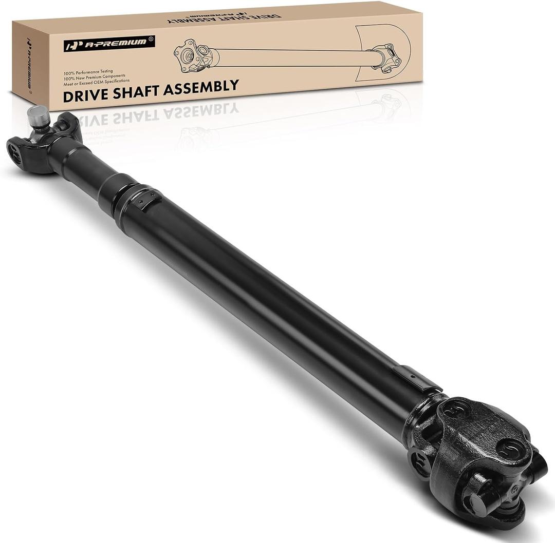 A-Premium Rear Drive Shaft Driveshaft Assembly Compatible with Ford - 1966-1977 - Bronco, AWD, Complete Prop Shaft