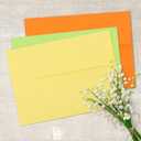 2 x Granhoolm 50 Pack A7 Invitation Envelopes 5.25 x 7 .25 For 5x7 Cards - Peel & Press,Ideal for Invitations,Weddings,Parties,Greeting Cards,Photos(Multicolor)