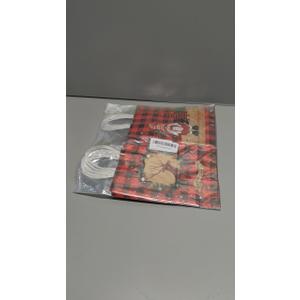 Maetrin 12PCS Small Christmas Gift Bags Reusable, 4 Styles Kraft Paper Bags Christmas with Handle Bulk for Xmas Party Presents Favors with 12Pcs Gift Tags, Each Bag Size 8.3 * 5.9 * 3.2IN (12packs)