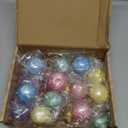 JOYIN 24 Pack Mini Stress Balls, Squishy Balls for Adults, Stress Relief Fidget Toys Bulk, Glitter Squeeze Sensory Toys for Kids, Party Favors, Birthday Gifts Goodie Bags Stuffers