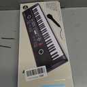 61 key keyboard Piano,Portable Electronic Digital Piano,Built In Dual Speakers,External Microphone,Power Plug,Rich Teaching Content,Multi-Functional Electronic Piano Suitable For Beginners