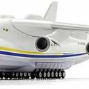 An-225 Aircraft Model, 1/200 Scale Ukrainian Transport Plane Model 16.7 Inches Length, with Openable Cargo Bay - Ideal Collection and Gift