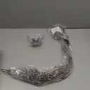 LITBLOOM Lighted Willow Branches Silver Glittered 32IN 120 LED with Timer Battery Operated and USB Plug in, Tree Branch with Fairy Lights for Home Room Christmas Decoration