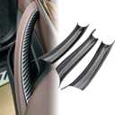 Door Pull Handle Covers Compatible with BMW X5 Series F15/F85 2014-2018, BMW X6 Series F16/F86 2015-2018 (3PCS) (Carbon Fiber)