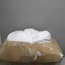 MASVIS King Size Dual Layer 4 Inch Memory Foam Mattress Topper, 2 Inch Gel Memory Foam and 2 Inch Cooling Pillow Top Mattress Pad Cover for Back Pain, Medium Support