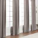 Chanasya Premium Solid Velvet Curtains - Classy and Solid Drapes for Living Room or Bedroom - 52" x 84" - Taupe, 2 Panels