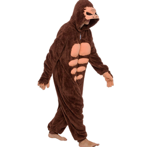 Funziez! Sasquatch Costume- Bigfoot - Halloween Adult One Piece, Free Size 