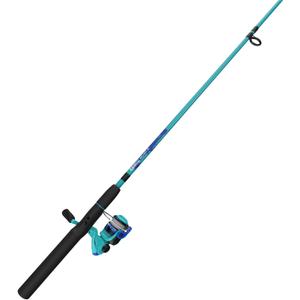 Zebco Splash Junior Spinning Reel and Fishing Rod Combo, 4-Foot 2-Piece Fishing Pole, Size 10 Reel, Changeable Right- or Left-Hand Retrieve, Pre-Spooled with 6-Pound Zebco Line
