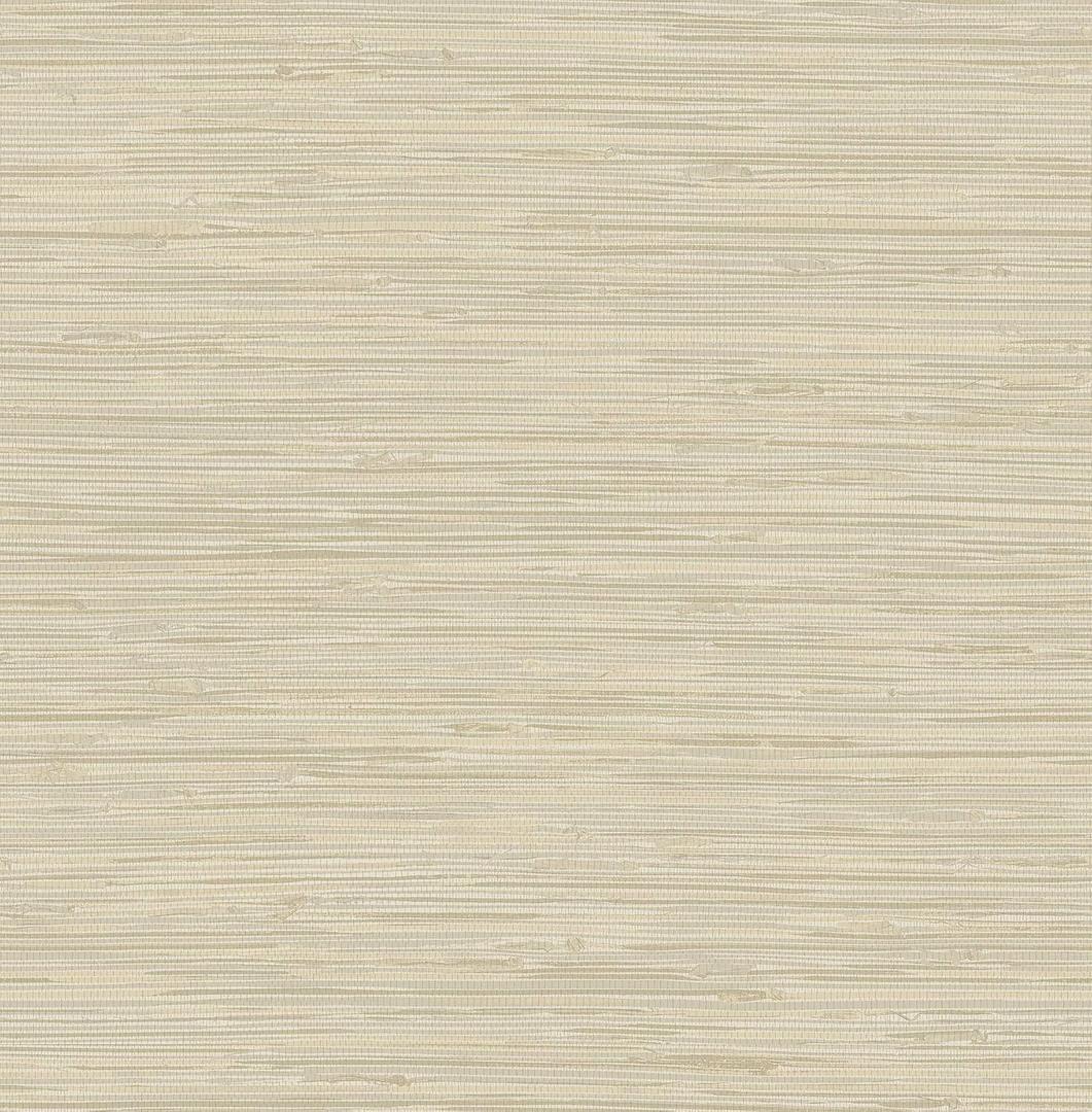 NuWallpaper NUS3336 Tibetan Faux Grasscloth Cream Peel & Stick Wallpaper, Neutral