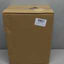 Citylife 3 PCS Plastic Storage Bins with Latching Lids Portable Project Case Clear File Box Stackable Storage Containers for Organizing A4 Paper, Photo, Document, Scrapbook (5QT)